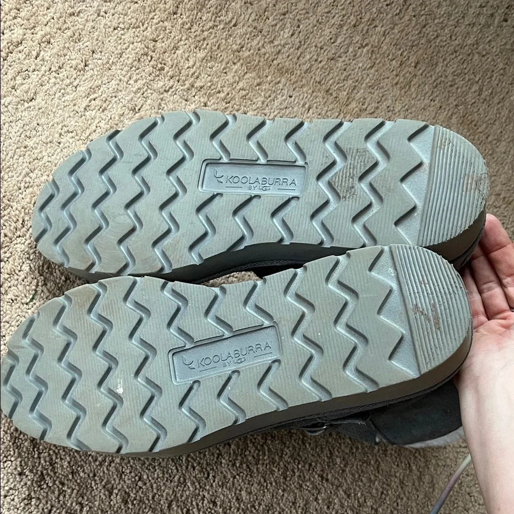 UGG Koolaburra Gray Suede fleece lined Boots - Picture 13 of 13